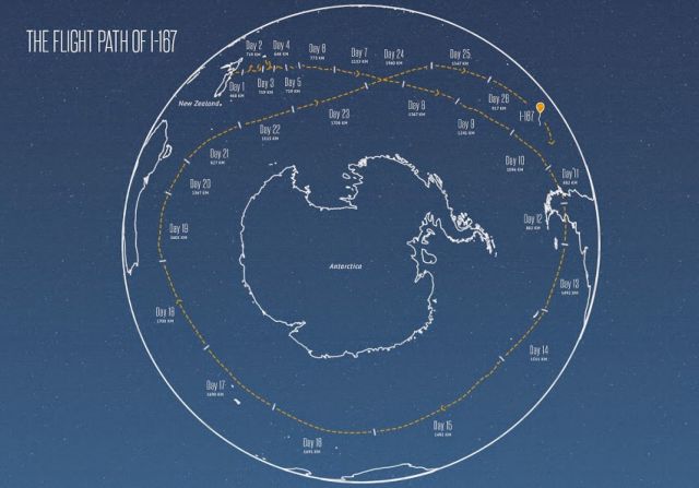 Ο γύρος του κόσμου σε 22 ημέρες από Internet balloon του Google Project Loon