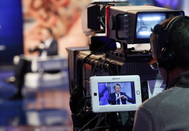 Κατάληψη στην ιταλική τηλεόραση έχει κάνει ο Ματέο Ρέντσι