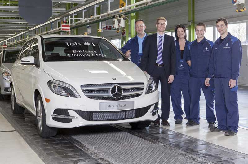 Έναρξη παραγωγής για την ηλεκτροκίνητη Mercedes-Benz B-Class