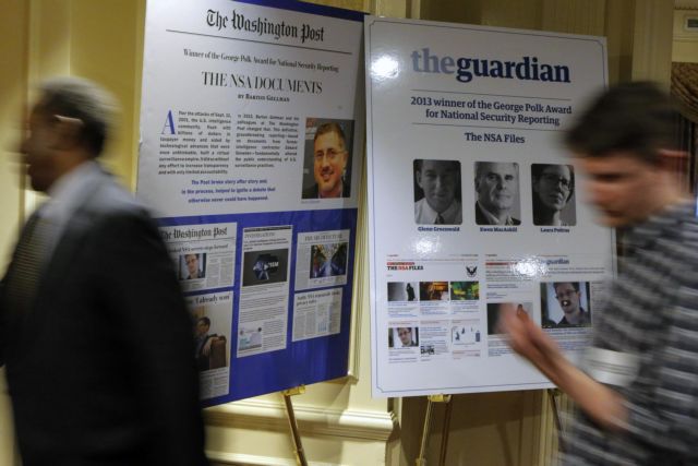 Guardian και Washington Post μοιράζονται το Pulitzer για τις αποκαλύψεις Σνόουντεν