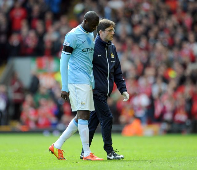 Δύο εβδομάδες εκτός δράσης ο Γιάγια Τουρέ