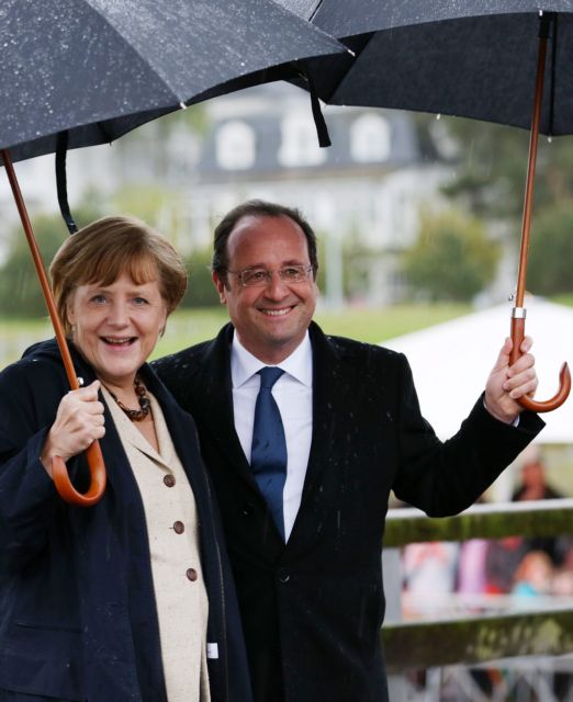 Μέρκελ και Ολάντ  αναζωπυρώνουν τη… φλόγα της γαλλογερμανικής φιλίας