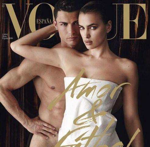 Ο γυμνός Ρονάλντο σε εξώφυλλο με την αγαπημένη του Ιρίνα Σάικ
