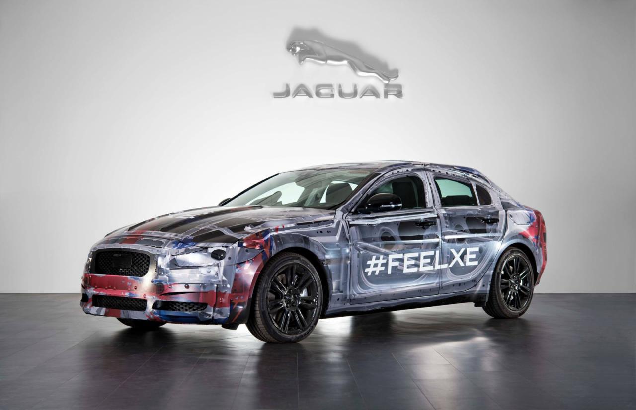 Jaguar XE 2015: Το κρυφτό της μικρής τετράθυρης 