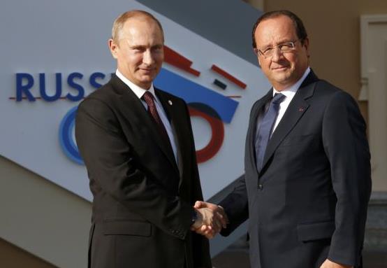 Συνάντηση Ολάντ-Πούτιν επί γαλλικού εδάφους στις 5 Ιουνίου