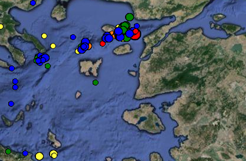 Νέος σεισμός 4,1 βαθμών μεταξύ Λήμνου και Σαμοθράκης
