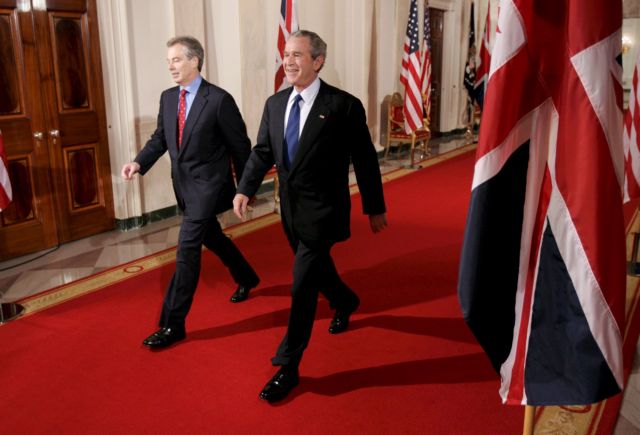 Στο φως η επικοινωνία Μπους-Μπλερ για το Ιράκ