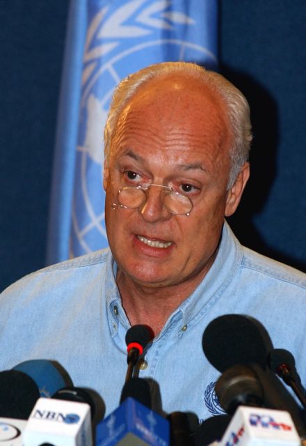 Νέος ειδικός απεσταλμένος του ΟΗΕ στη Συρία ο διπλωμάτης Στάφαν ντε Μιστούρα