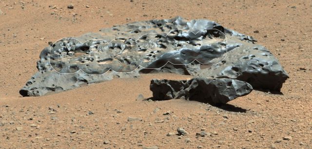 Σε σιδερένιο μετεωρίτη σκόνταψε το Curiosity στον Άρη