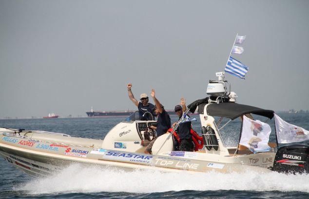 Τολμηροί θαλασσοπόροι ξεκινούν ταξίδι Ελλάδα-Αζόρες με φουσκωτό