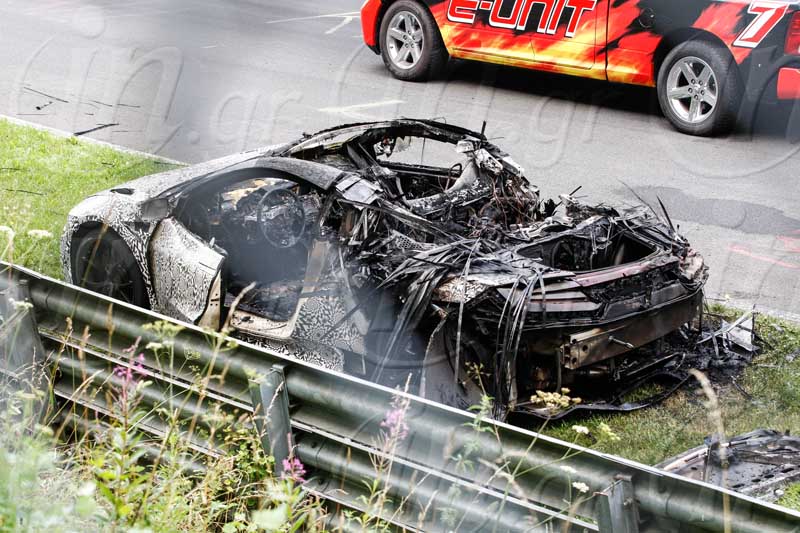 Στις φλόγες Honda NSX σε δοκιμές εξέλιξης στο Nurbrurgring