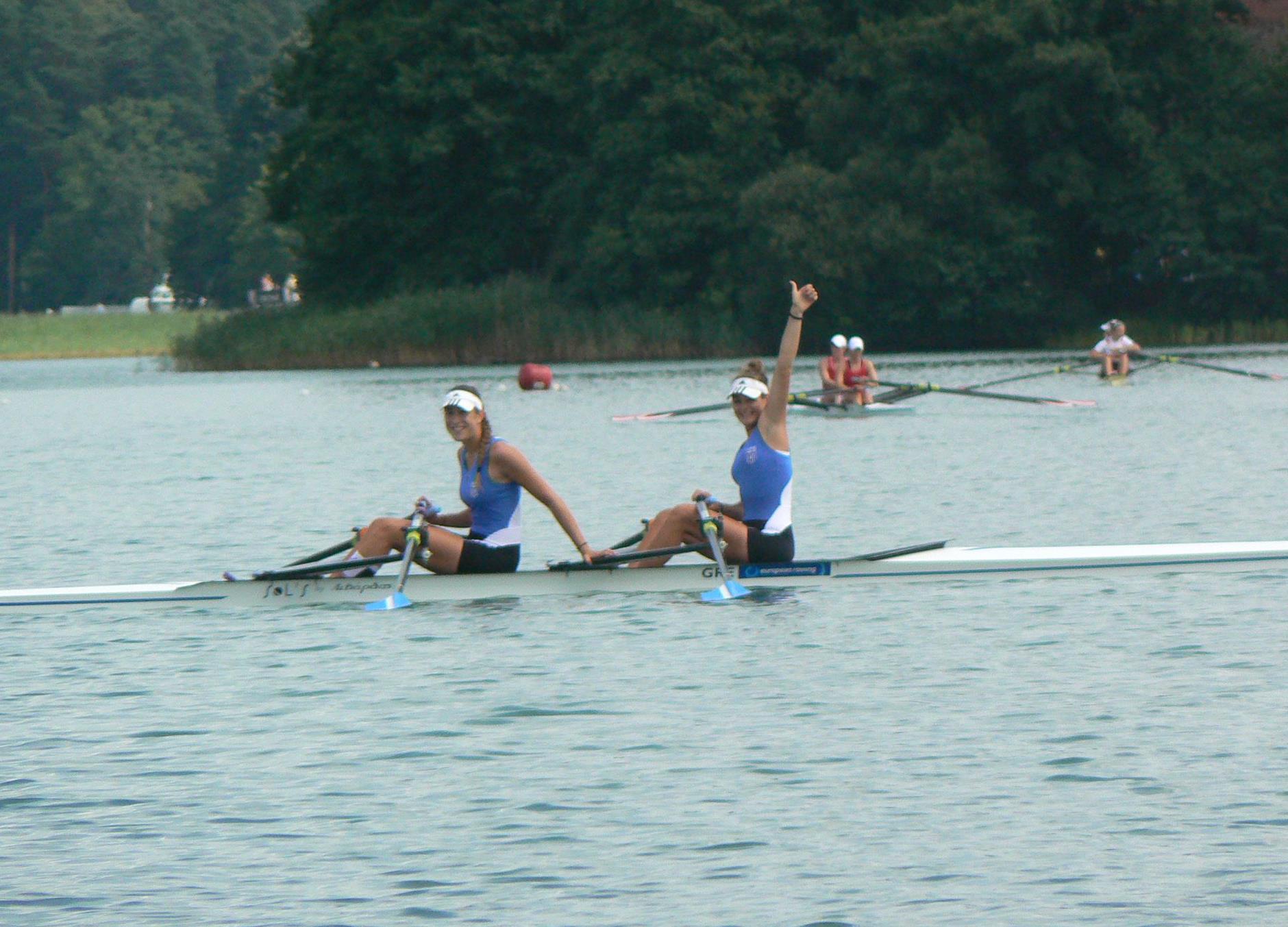 Χάλκινο για Ζέρβα και Αγγελοπούλου στο Παγκόσμιο Κωπηλασίας