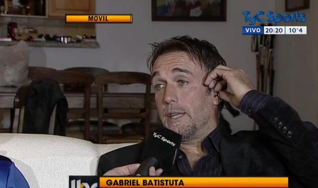 Ο Μπατιστούτα είχε ζητήσει να του κόψουν τα πόδια