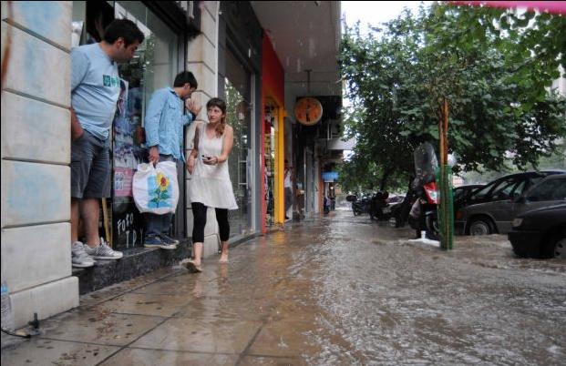 Ζημιές από τις έντονες βροχοπτώσεις στη βόρεια Ελλάδα