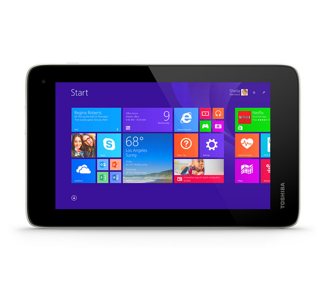 Tablet 7 ιντσών με Windows 8.1 στα $120 λανσάρει η Toshiba στις ΗΠΑ