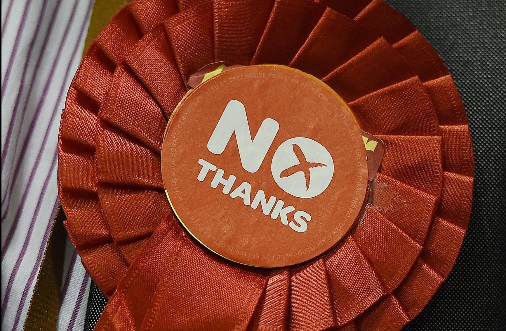 «Όχι» είπαν οι Σκωτσέζοι σε ανεξαρτησία
