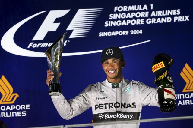 Νικητής και πρώτος ο Χάμιλτον στο Grand Prix της Σιγκαπούρης