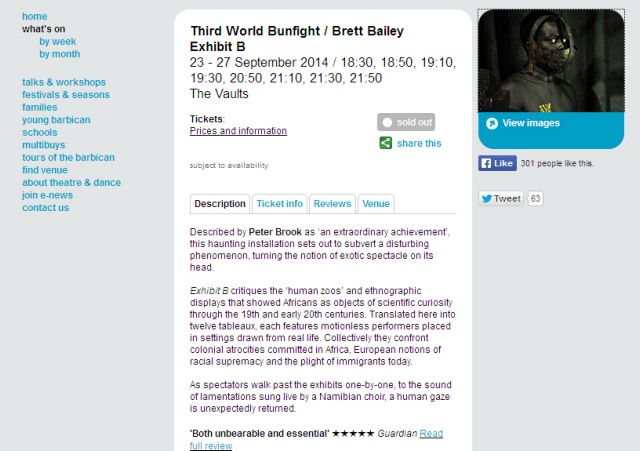 Ακυρώθηκε αμφιλεγόμενη περφόρμανς στο Λονδίνο, μετά από αντιδράσεις