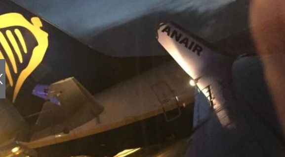 Σύγκρουση αεροσκαφών της Ryanair στο Δουβλίνο