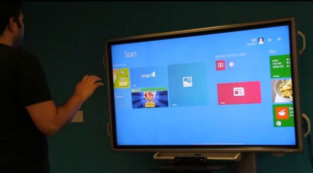 Kinect: Δείτε πως θα χειρίζεστε τα Windows 8 χωρίς χέρια