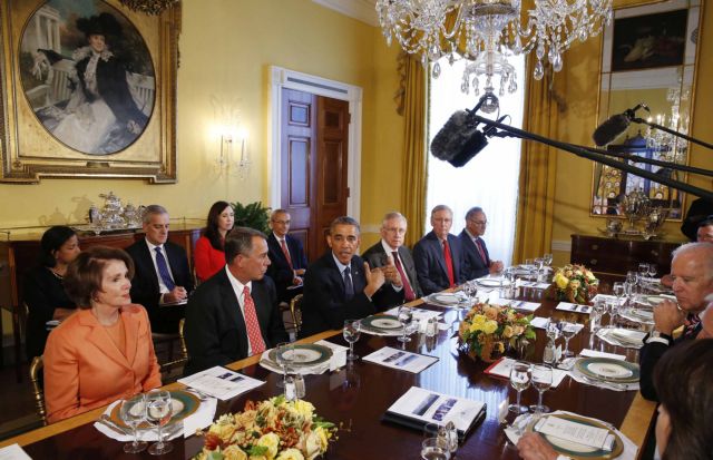 Γεύμα Ομπάμα με τους Ρεπουμπλικάνους σε αναζήτηση κοινού τόπου