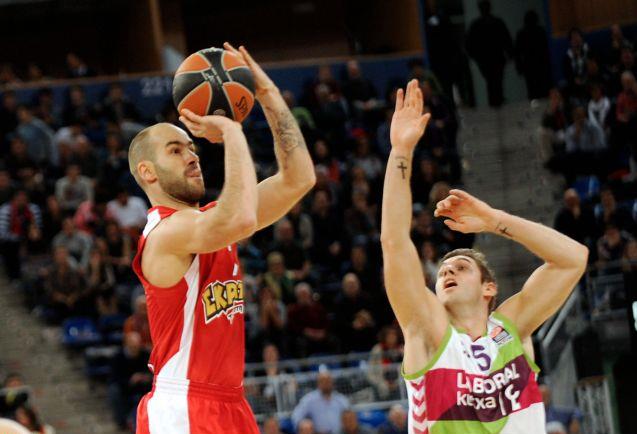 Κακή εμφάνιση και πρώτη ήττα του Ολυμπιακού από τη Λαμποράλ