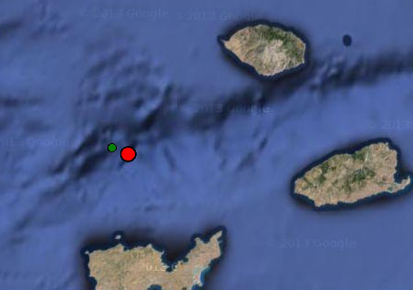 Σεισμός 4 βαθμών μεταξύ Σαμοθράκης και Λήμνου