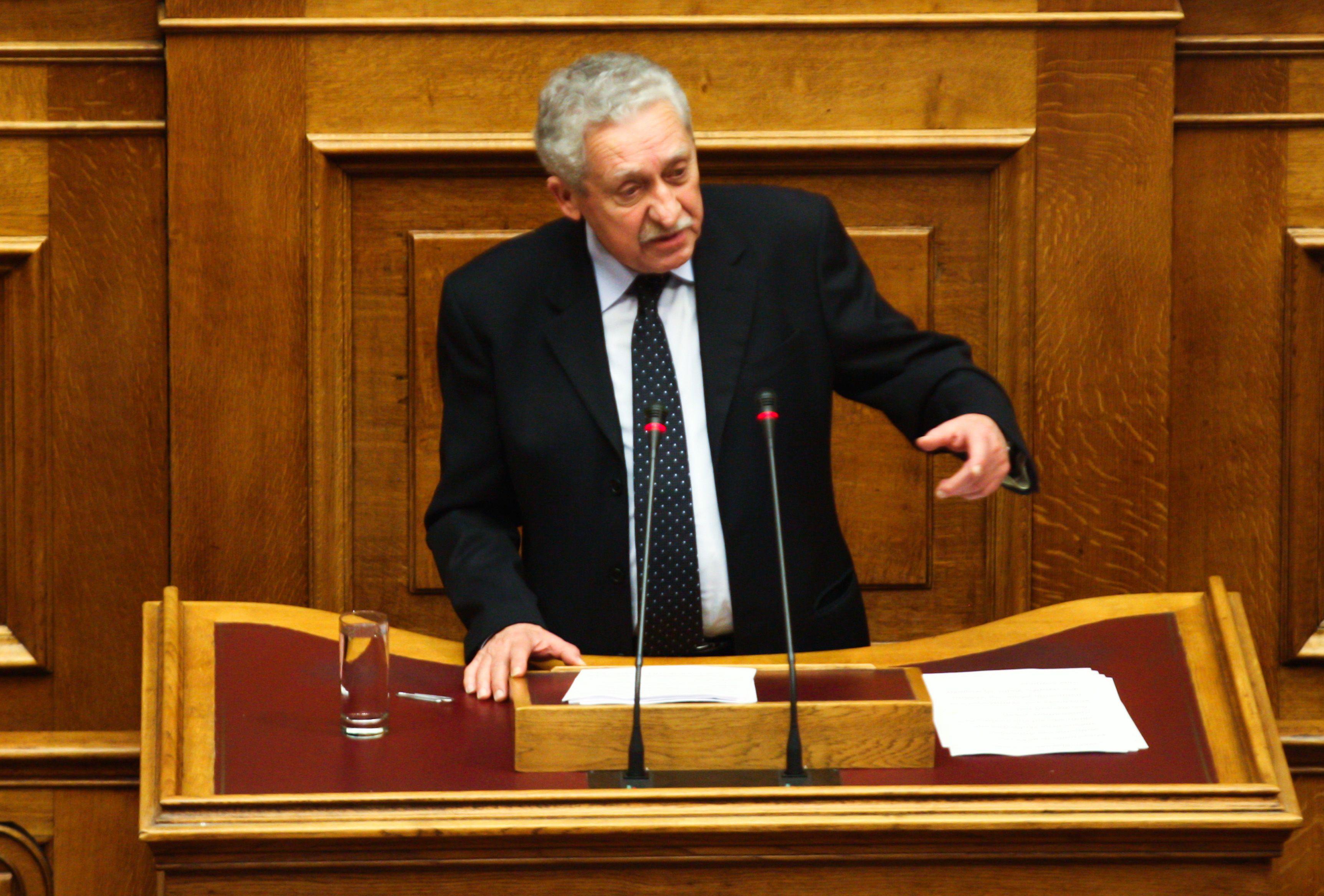 Κουβέλης: Δεν θα θεωρήσω αποστάτη όποιον βουλευτή ψηφίσει για Πρόεδρο