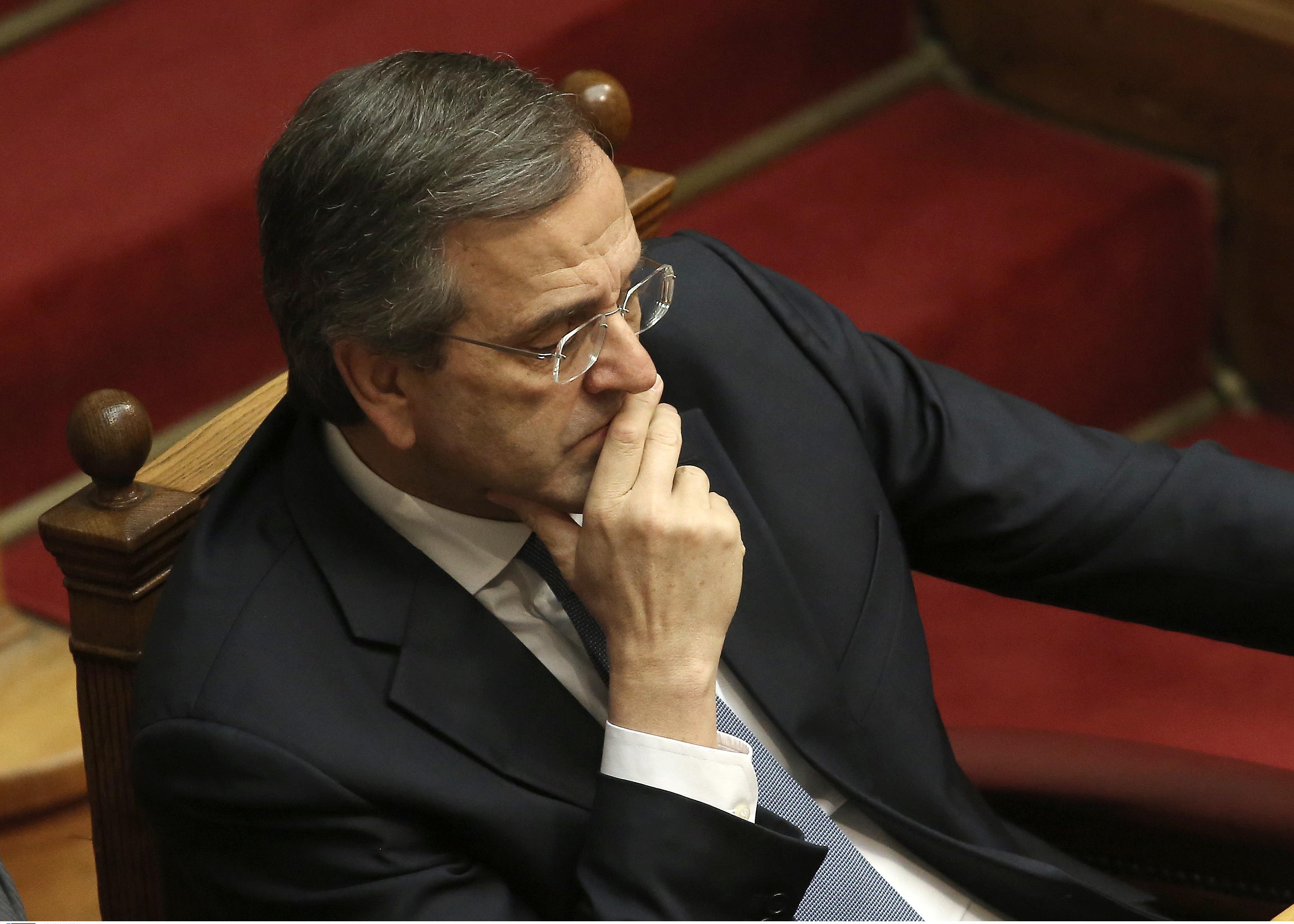 Σαμαράς: Λυπηρό που η Βουλή διαλύθηκε με τη σύμπραξη της ΧΑ