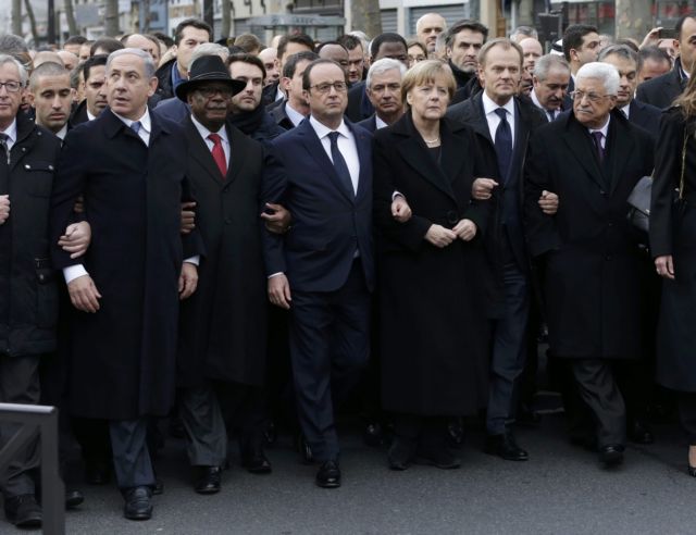 Φωτορεπορτάζ: Πολίτες και ηγέτες στο Παρίσι – πρωτεύουσα του κόσμου