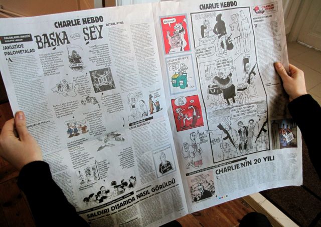 Η Τουρκία απαγορεύει το πρωτοσέλιδο του Charlie Hebdo