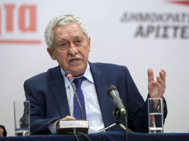 Κουβέλης: Να ανατραπεί η άδικη φορολογική πολιτική