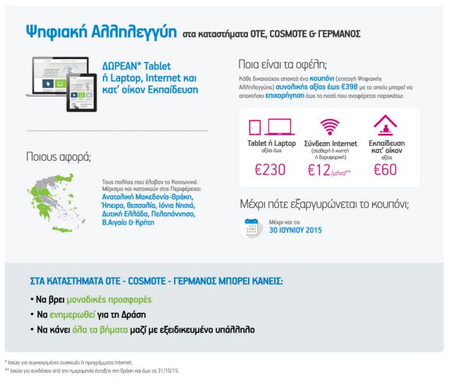 Προσφορές από τον ΟΤΕ και την Vodafone για την Ψηφιακή Αλληλεγγύη