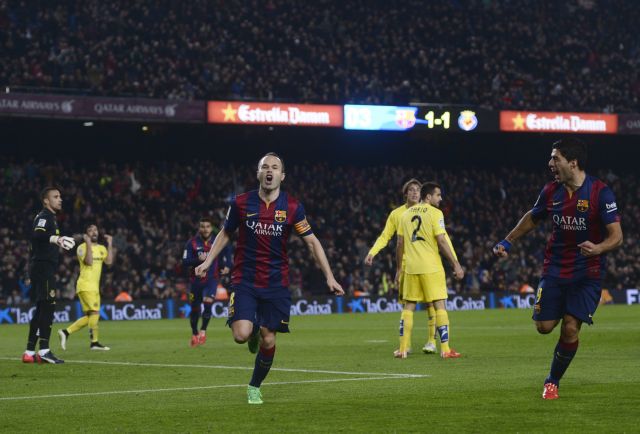 Προβάδισμα για την Μπαρτσελόνα, 3-1 τη Βιγιαρεάλ