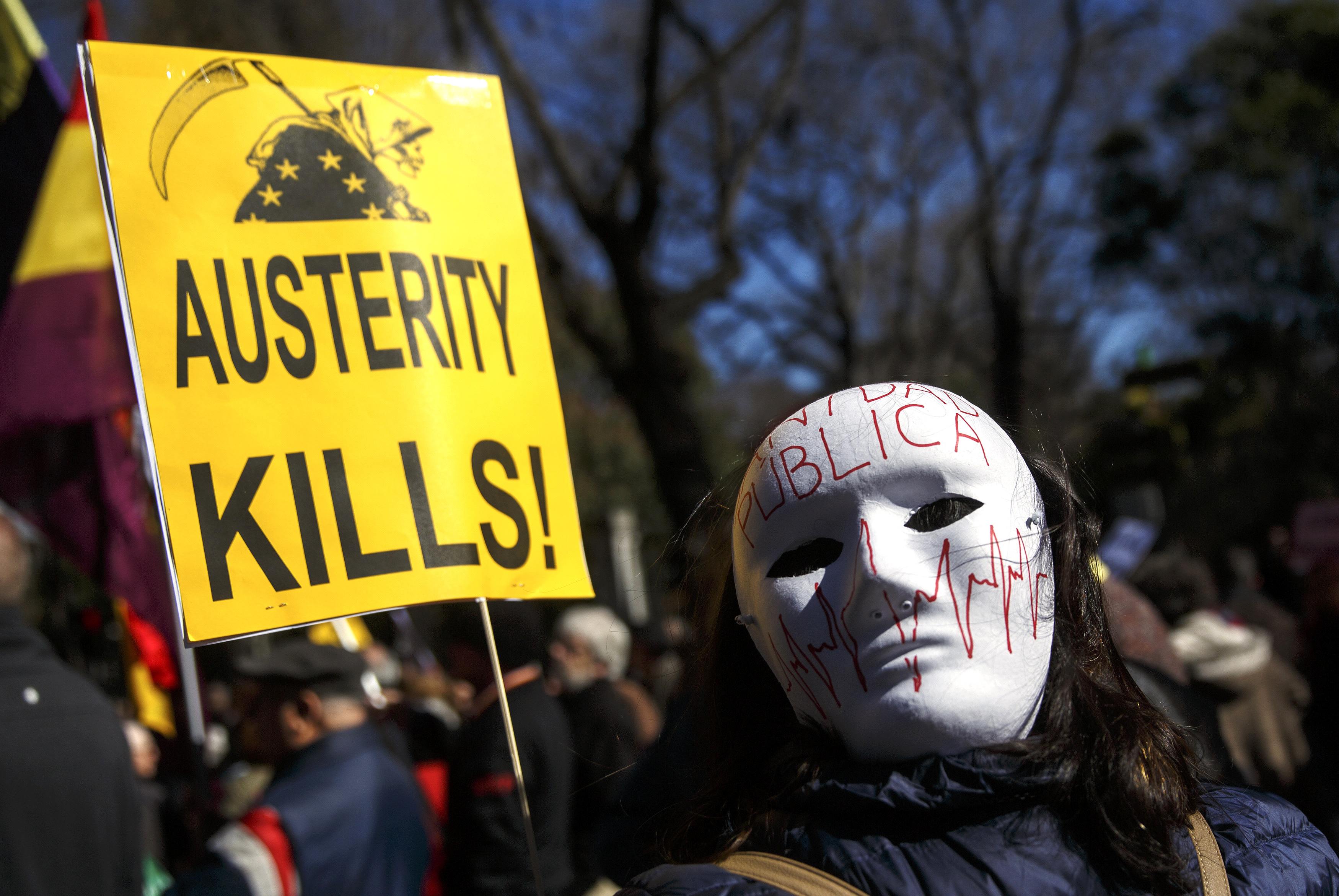 Διαδήλωση στη Μαδρίτη κατά της λιτότητας και της κυβέρνησης Ραχόι