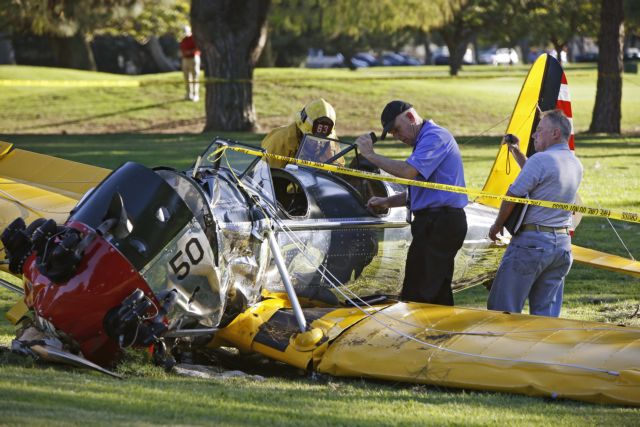Ο Χάρισον Φορντ τραυματίστηκε σε ατύχημα με μικρό αεροσκάφος