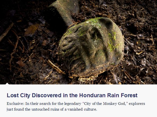 Εξαφανισμένος πολιτισμός ανακαλύφθηκε σε τροπικό δάσος στην Ονδούρα