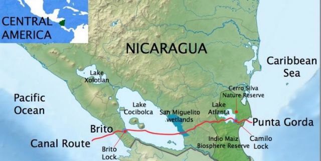 Διώρυγα της Νικαράγουας, μια χαρακιά στην Κεντρική Αμερική