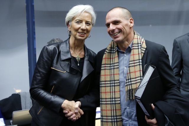 H δόση του ΔΝΤ στο επίκεντρο της συνάντησης Λαγκάρντ - Βαρουφάκη