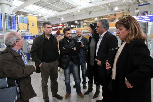 Παρουσία Σκουρλέτη έλεγχοι στο «Ελ.Βενιζέλος» για αδήλωτη εργασία