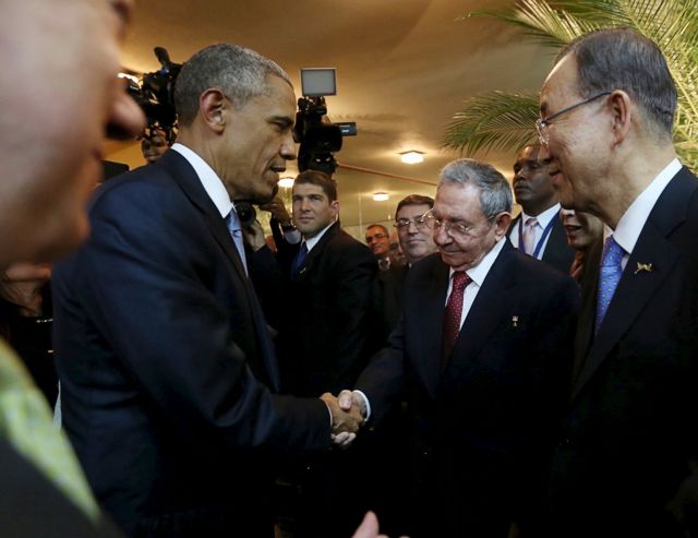 Ομπάμα - Ρ.Κάστρο: Ιστορική συνάντηση στον Παναμά