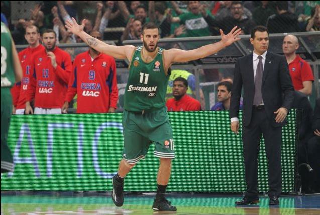 Ο Παναθηναϊκός έμεινε ζωντανός νικώντας 86-85 την ΤΣΣΚΑ