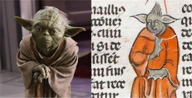 Ο… Γιόντα του «Πολέμου των Αστρων» σε μεσαιωνικό χειρόγραφο