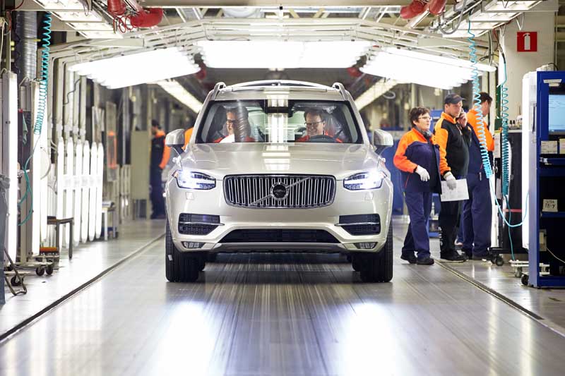 To νέο XC90 ανεβάζει τους ρυθμούς στο εργοστάσιο Torslanda της Volvo