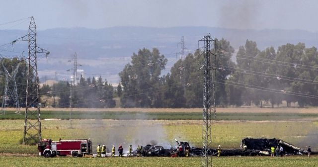 Σεβίλλη: Συντριβή στρατιωτικού αεροσκάφους, νεκροί τέσσερις επιβαίνοντες