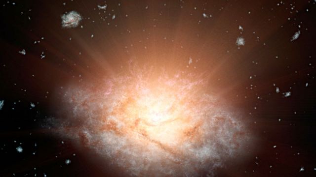 Υπέρλαμπρος γαλαξίας είναι ο φάρος του Σύμπαντος