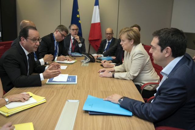 Τσίπρας σε Μέρκελ-Ολαντ: Δεν κάνω πίσω για το δημοψήφισμα