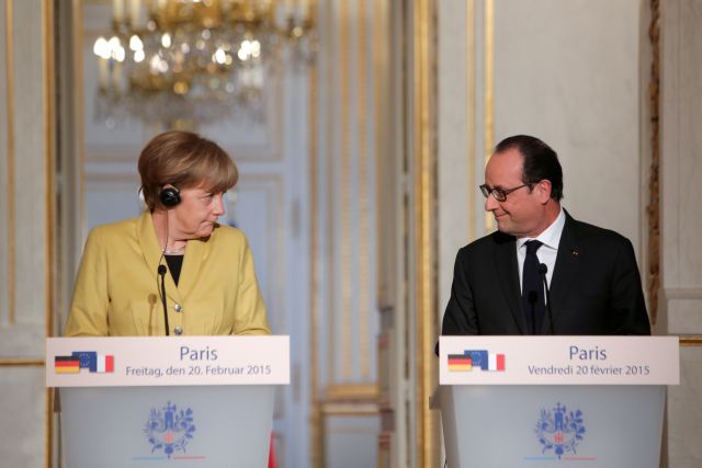 Συνάντηση Μέρκελ – Ολάντ τη Δευτέρα για την Ελλάδα