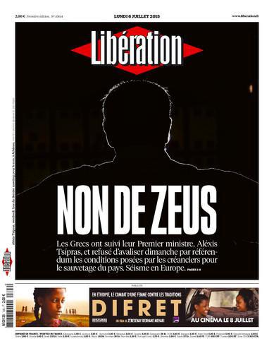 «Το Όχι του Δία»: Τα πρωτοσέλιδα των γαλλικών εφημερίδων