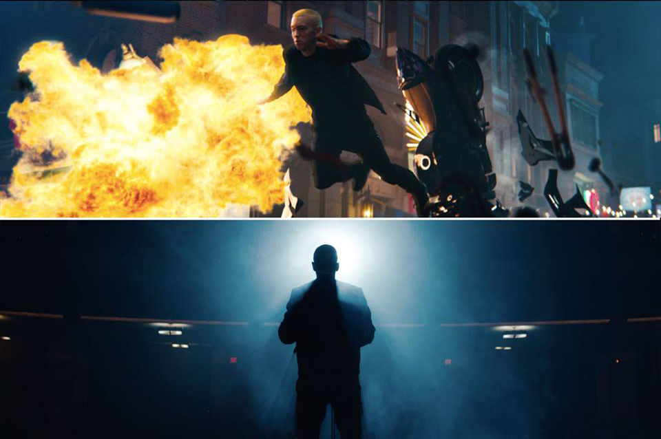 Ο Εminem σε ρόλο action hero στο βίντεο του τραγουδιού «Phenomenal»